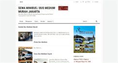 Desktop Screenshot of buspariwisatacenter.com